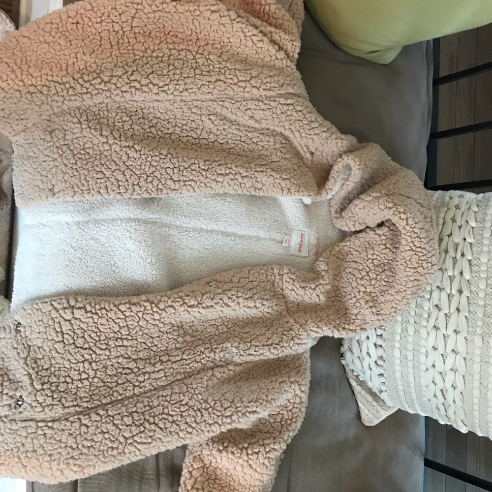 Cat and Jack furry jacket great for dance cover up